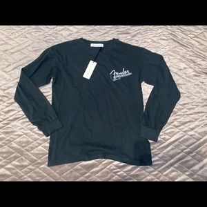 Daydreamer Fender long sleeve vintage style t-shirt NWT